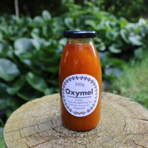 Oxymel 320g-Flasche mit Kurkuma