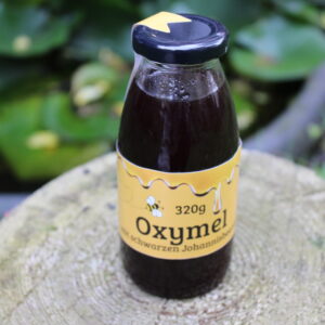 Oxymel mit schwarzen Johannisbeeren