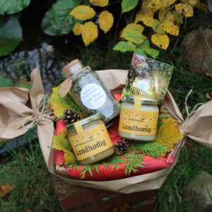 Geschenkkorb "Honig und Tee"