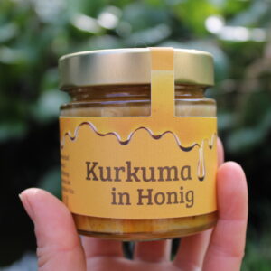 Kurkuma in Honig, 250g Glas